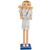 15" Nurse Christmas Nutcracker with Stethoscope - IMAGE 1