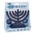 6" Matte Navy Blue LED Battery Operated Hanukkah Menorah - IMAGE 4