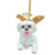 3.5" Flying Maltese Dog Angel Christmas Ornament - IMAGE 2