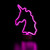 LED Unicorn Neon Table Light - 11" - Pink - IMAGE 4