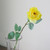 Long Stem Blooming Rose Artificial Floral Spray - 23" - Yellow - IMAGE 2