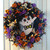 Colorado Spruce Artificial Halloween Wreath - 24" - Black - Unlit