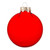 Transparent Glass Christmas Ball Ornaments - 3.25" (80mm) - Red - 8ct - IMAGE 1