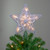 10" Lighted Silver Glittered Star Christmas Tree Topper - Clear Lights - IMAGE 4
