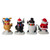 Set of 4 Santa, Snowman, Penguin and Reindeer Christmas Stocking Holders 5.75" - IMAGE 4