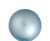 Matte Finish Glass Christmas Ball Ornaments - 3.25" (80mm) - Sky Blue - 8ct - IMAGE 2
