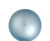 Matte Glass Christmas Ball Ornaments - 3.25" (80mm) - Sky Blue - 8ct - IMAGE 2