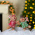 Set of 2 Glitter Dusted Boy and Girl Gingerbread Kids Tabletop Figures 6" - IMAGE 2