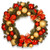 Red and Gold Ornament Artificial Christmas Wreath, 30-Inch, Unlit - IMAGE 1
