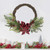 Icy Winter Foliage and Plaid Bow Artificial Christmas Twig Wreath, 23 inch, Unlit - IMAGE 2