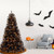 6.5’ Pre-Lit Black North Valley Spruce Artificial Halloween Tree, White Lights - IMAGE 3