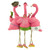 Three Amigos Beach Flamingos Statue - 9" - IMAGE 5