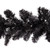9' x 10" Black Colorado Spruce Artificial Halloween Garland - Unlit - IMAGE 5