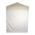 5' x 5' Portable Pop Up Outdoor Patio Garden Pool Cabana Gazebo, Khaki and White Stripe - IMAGE 3