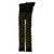 Children's Bats Halloween Footless Tights -  Size 5 - Black and Yellow - IMAGE 2