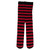 Toddlers Striped Halloween Tights - 18-23M - Black and Red - IMAGE 1
