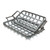 Set of 2 Gray Rectangular Woven Tray with Side Handles 22.75" - IMAGE 2