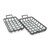 Set of 2 Gray Rectangular Woven Tray with Side Handles 22.75" - IMAGE 4