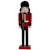 Royal Guard Christmas Nutcracker Figure - 14" - Red and Black - IMAGE 2