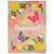 Life is Beautiful Pink Floral Outdoor House Flag 28" x 40" - IMAGE 2