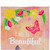 Life is Beautiful Pink Floral Outdoor House Flag 28" x 40" - IMAGE 5
