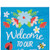 Welcome to Our Home Blue Floral Outdoor House Flag 28" x 40" - IMAGE 6