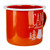 Metal Camp Adventures Mug Decoration - 5.5"- Orange and White - IMAGE 4