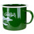 Metal I Would Rather Be Camping Mug Decoration - 5.5" - Green and White - IMAGE 3