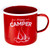 Metal Happy Camper Mug Decoration - 5.5" - Red and White - IMAGE 2