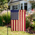 Embroidered Patriotic Tea-Stained USA Garden Flag 18" x 12.5" - IMAGE 3
