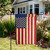 Embroidered Tea-Stained American Garden Flag 18" x 12.5" - IMAGE 3