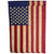 Embroidered Patriotic Tea-Stained USA Garden Flag 18" x 12.5" - IMAGE 2