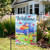Welcome Blue Pickup Truck with Spring Flowers Outdoor Garden Flag 12.5" x 18" - IMAGE 3