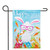 Happy Easter Bunny with Carrots Outdoor Garden Flag 12.5" x 18" - IMAGE 1