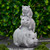 10.5" Gray Weathered Stacked Pig Statue - IMAGE 2