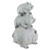 10.5" Gray Weathered Stacked Pig Statue - IMAGE 4