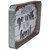 15.75" Black and White Wherever You Go With All Your Heart Hanging Sign - IMAGE 2