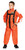 Orange Star Pilot Jumpsuit Boys Children Halloween Costume Large - IMAGE 1