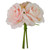 Baby Pink Glittered Rose Floral Spring Bouquet Decoration - IMAGE 1