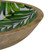 12" Round Mango Wood Tropical Palm Leaf Design Serving Bowl - IMAGE 4