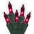 Mini Christmas Lights - Purple - 50.5' Green Wire - 100ct - IMAGE 1