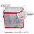 Transparent Zip Up Christmas Light Storage Box - 12.5" - IMAGE 3