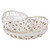 Round Lattice Tobacco Baskets - Cream White - Set of 3 - IMAGE 1