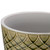 Set of 2 Green Geometric Patterned Planters 6.5" - IMAGE 4