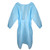 Blue Personal Protection Isolation Disposable Cap, Gown and Booties - Size Small - IMAGE 1