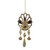 6.5" Amber Glitter Flower Gem Christmas Ornament - IMAGE 2