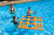 48" Orange and Blue Reversible Tic Tac Toe Inflatable Pool Game - IMAGE 5