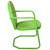 34-Inch Outdoor Retro Tulip Steel Armchair, Lime Green - IMAGE 4