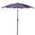 8.85ft Outdoor Patio Lotus Umbrella with Hand Crank, Purple - IMAGE 1