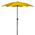 8.85ft Outdoor Patio Lotus Umbrella with Hand Crank, Yellow - IMAGE 1